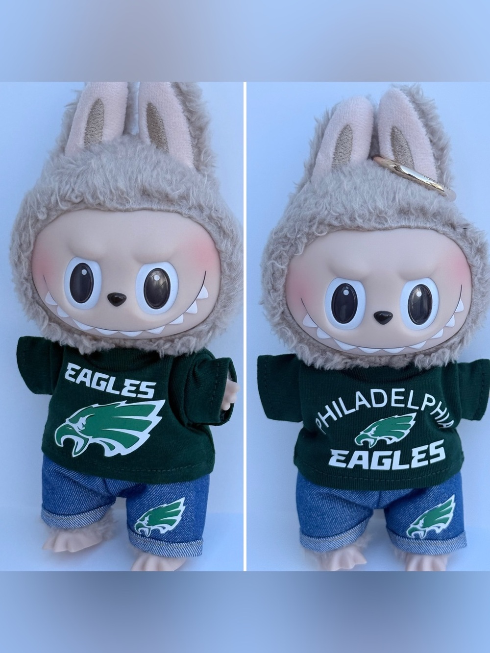 Eagles Labubu 2pc outfit Philadelphia